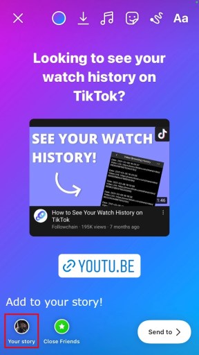 Cómo compartir videos de YouTube en la historia de Instagram