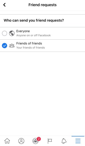 Facebook amigos de amigos