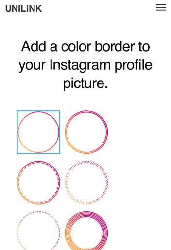Cómo poner un borde en tu foto de perfil de Instagram