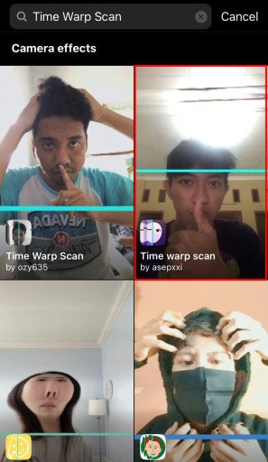 Cómo obtener el Time Warp Scan en Instagram