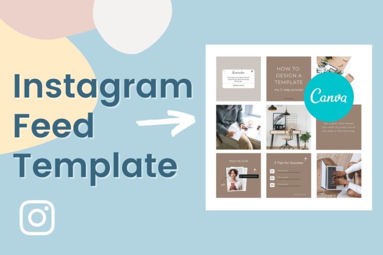 Cómo crear una hermosa plantilla de feed de Instagram en Canva